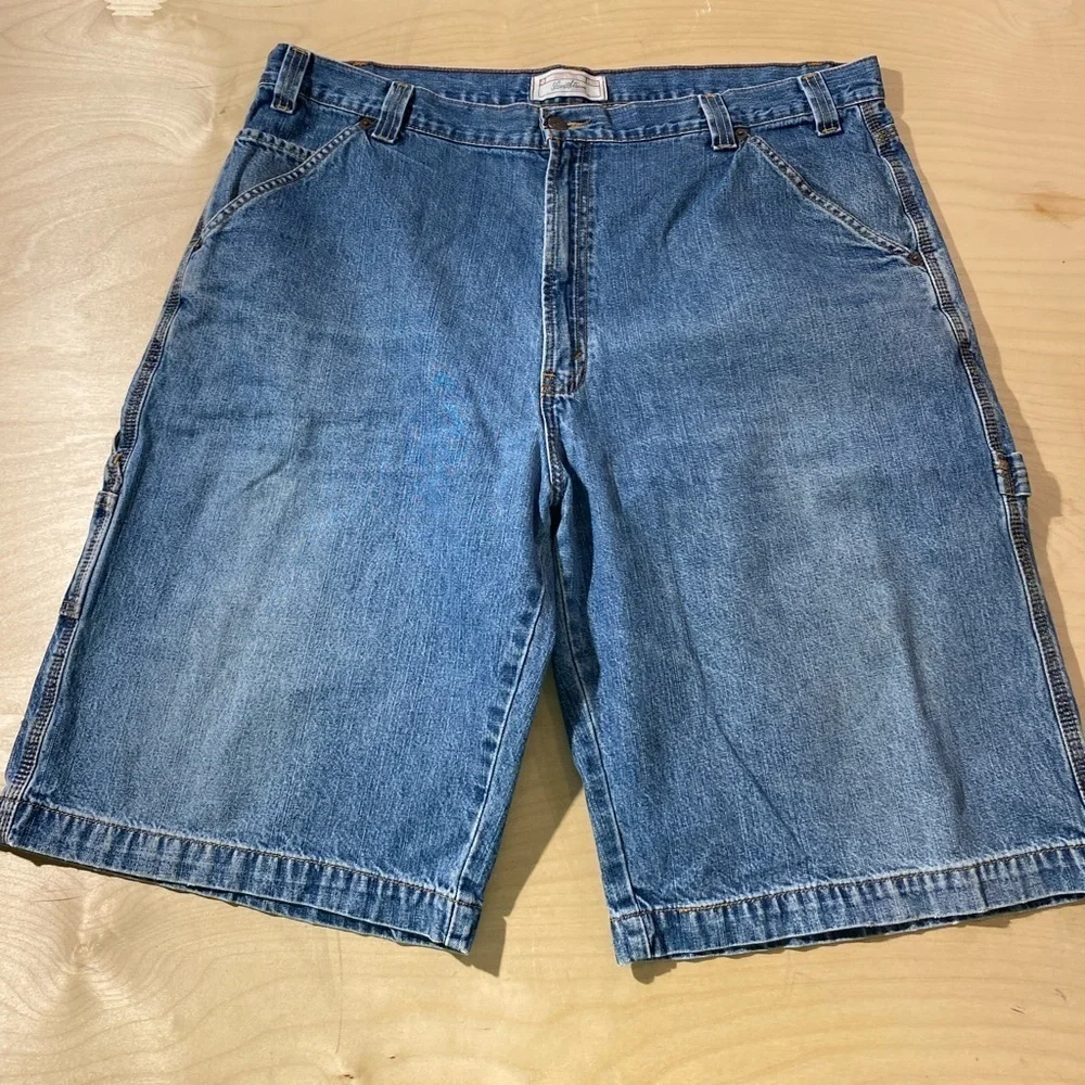Levi’s Strauss Signature Men's Blue Denim Shorts 40 (ID)